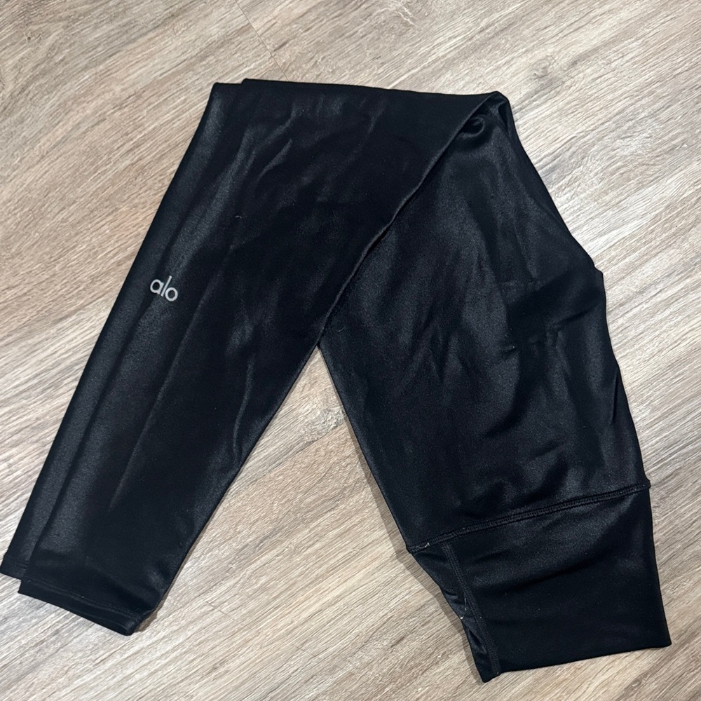 ALO Yoga Shiny Black Legging